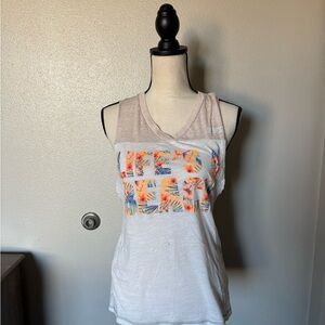 pink victoria secret Graphic Tank Top xs